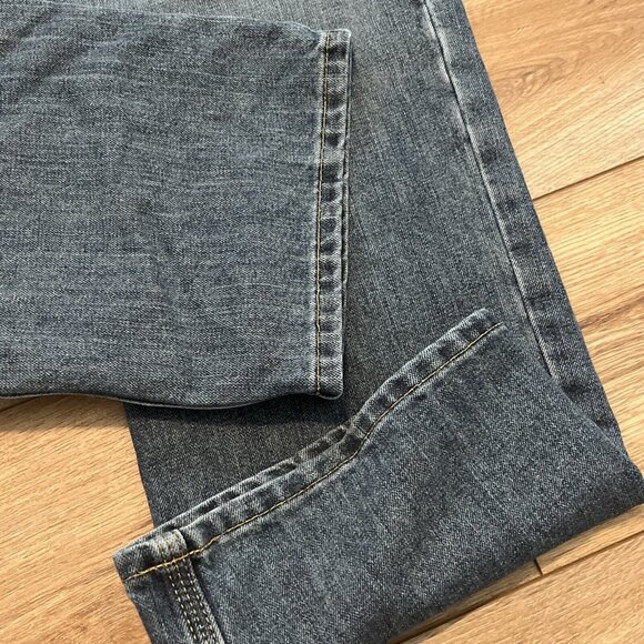 Men's Carhartt Relaxed Fit Denim Jeans 38x30 Blue Modern Work Casual 101483-980 - Picture 7 of 11